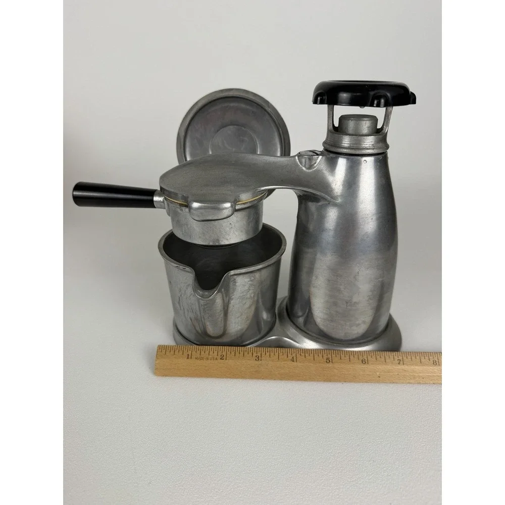 Vintage Vesuviana Stovetop Espresso Coffee Maker Made In Italy, Complete Set.